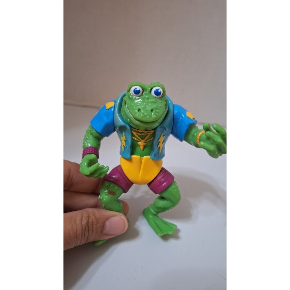 Vintage 1989 Teenage Mutant Ninja‎ Turtles Genghis Frog Action Figure TMNT